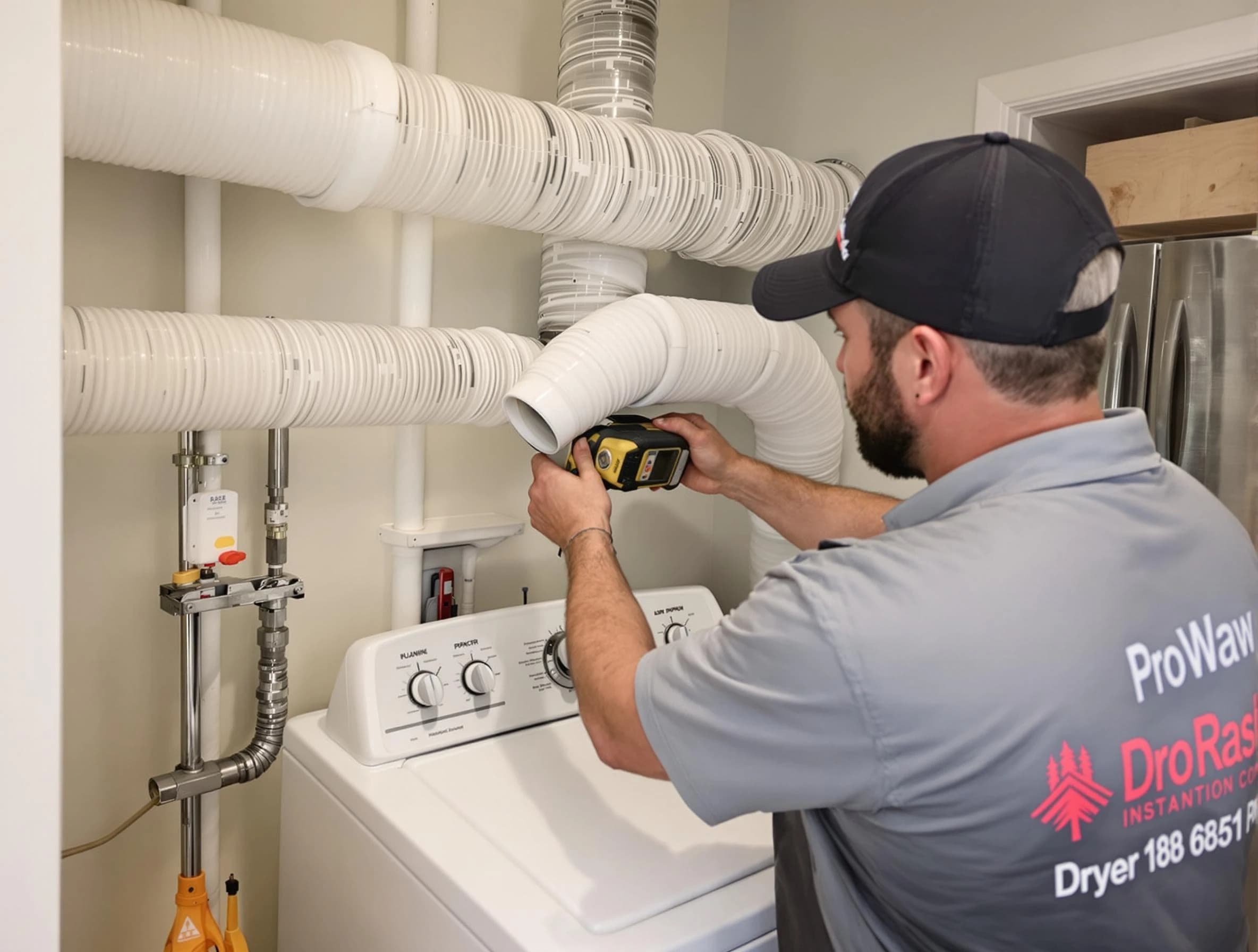 Professional dryer vent hose installation by Norman Dryer Vent Cleaning in Norman