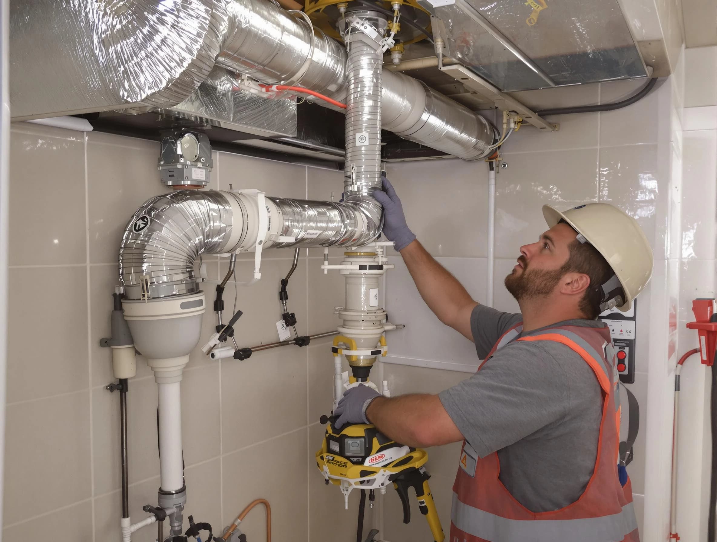 Norman Dryer Vent Cleaning expert performing professional dryer vent repair and installation in Norman
