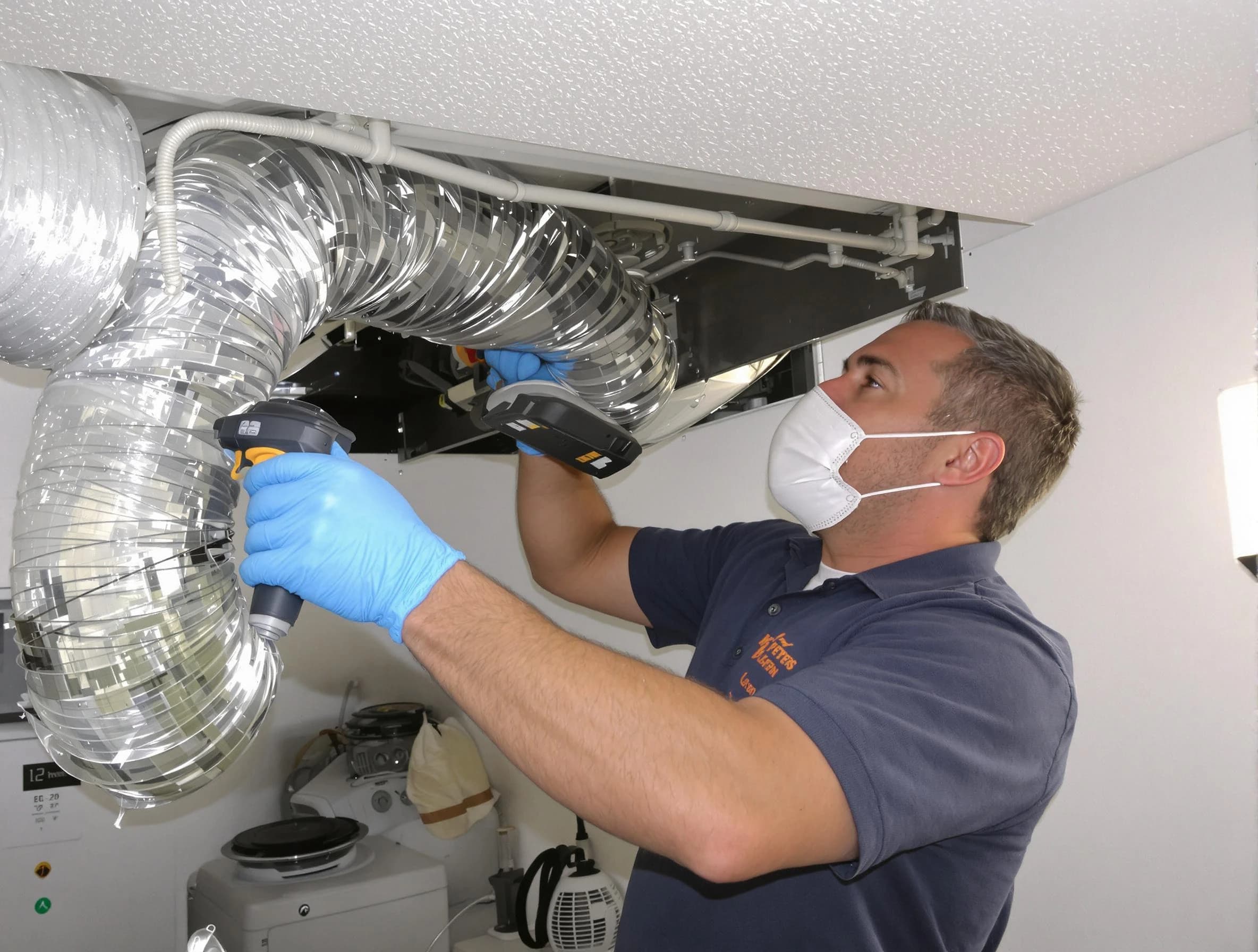 Norman Dryer Vent Cleaning professional performing thorough residential dryer vent cleaning in Norman