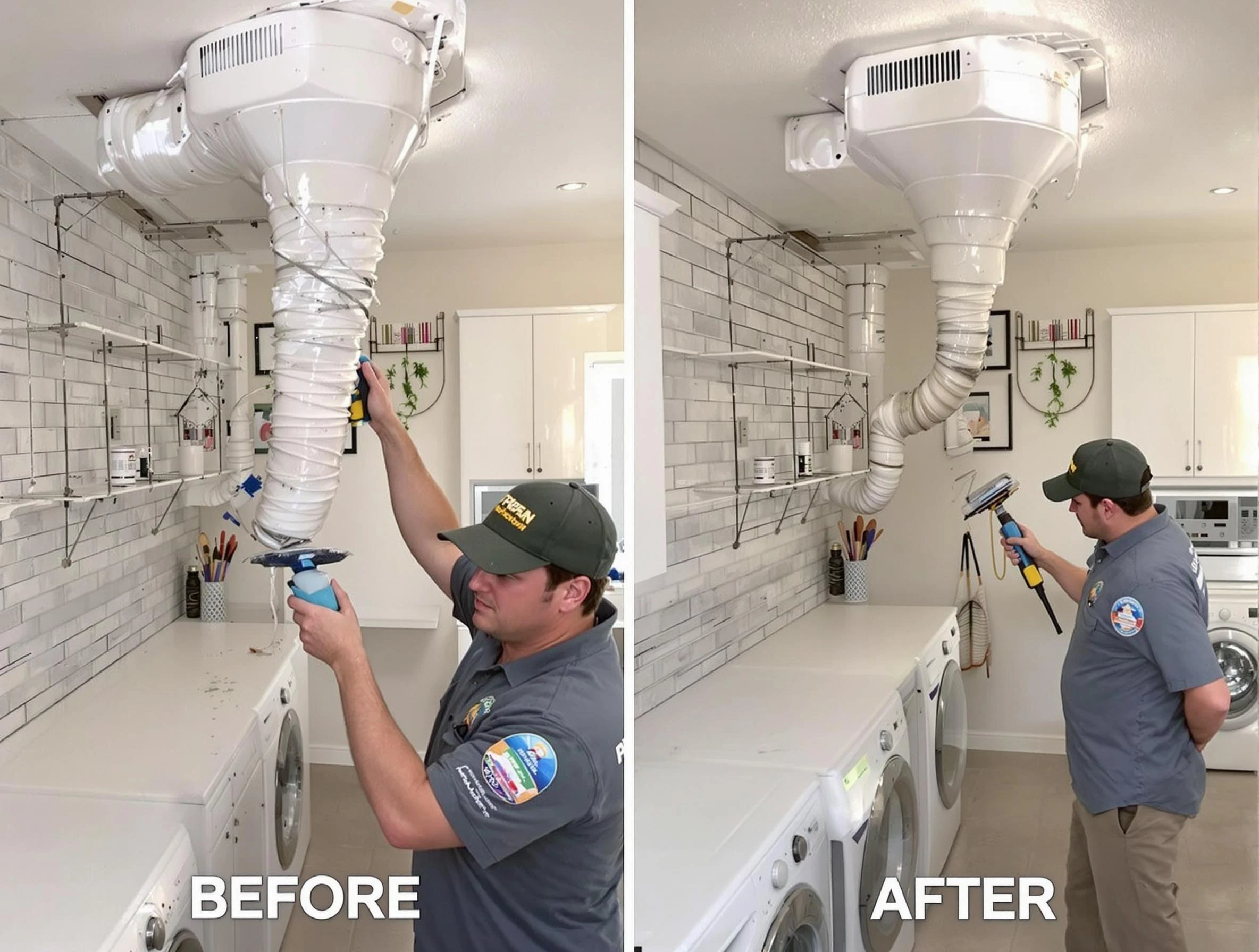 Professional dryer exhaust vent cleaning by Norman Dryer Vent Cleaning in Norman
